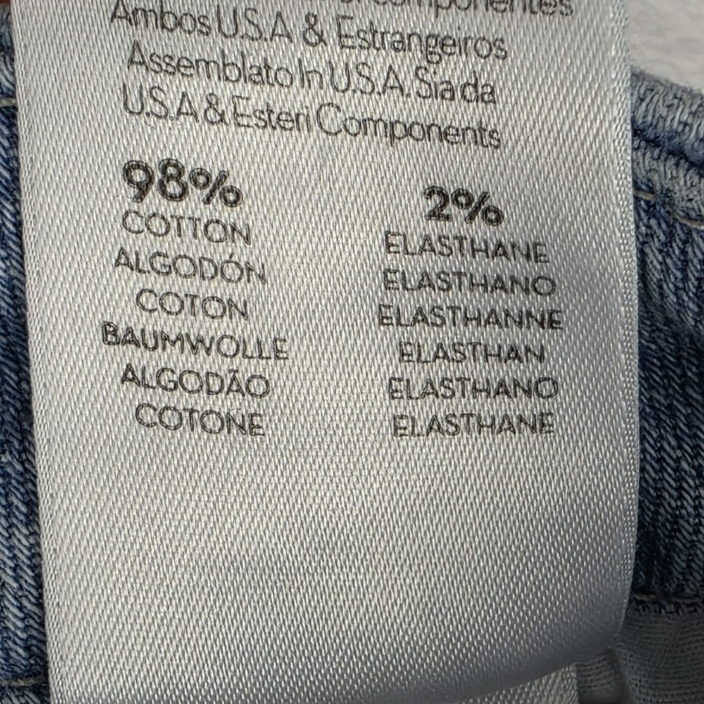 Mother Jeans Womens Size 25 The Looker Ankle Snippet Zapped Ligh Wash Blue Denim - Picture 9 of 15